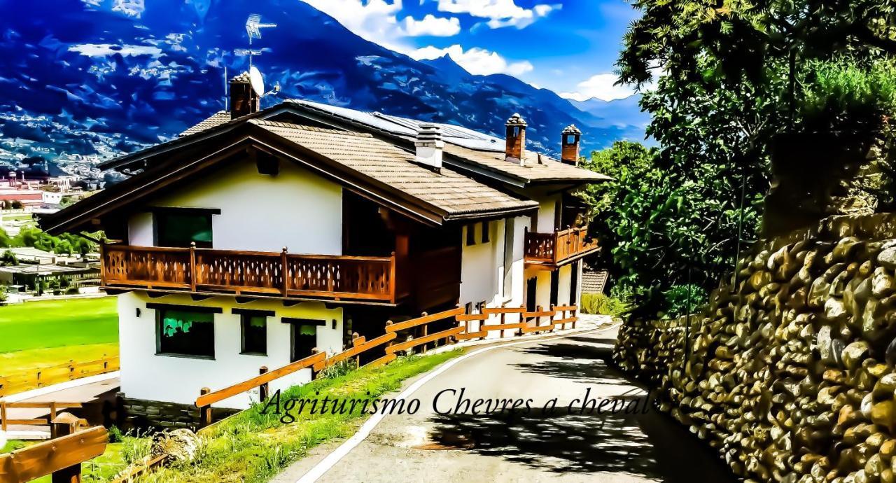 Charvensod Agriturismo B&B Chevres A Cheval المظهر الخارجي الصورة